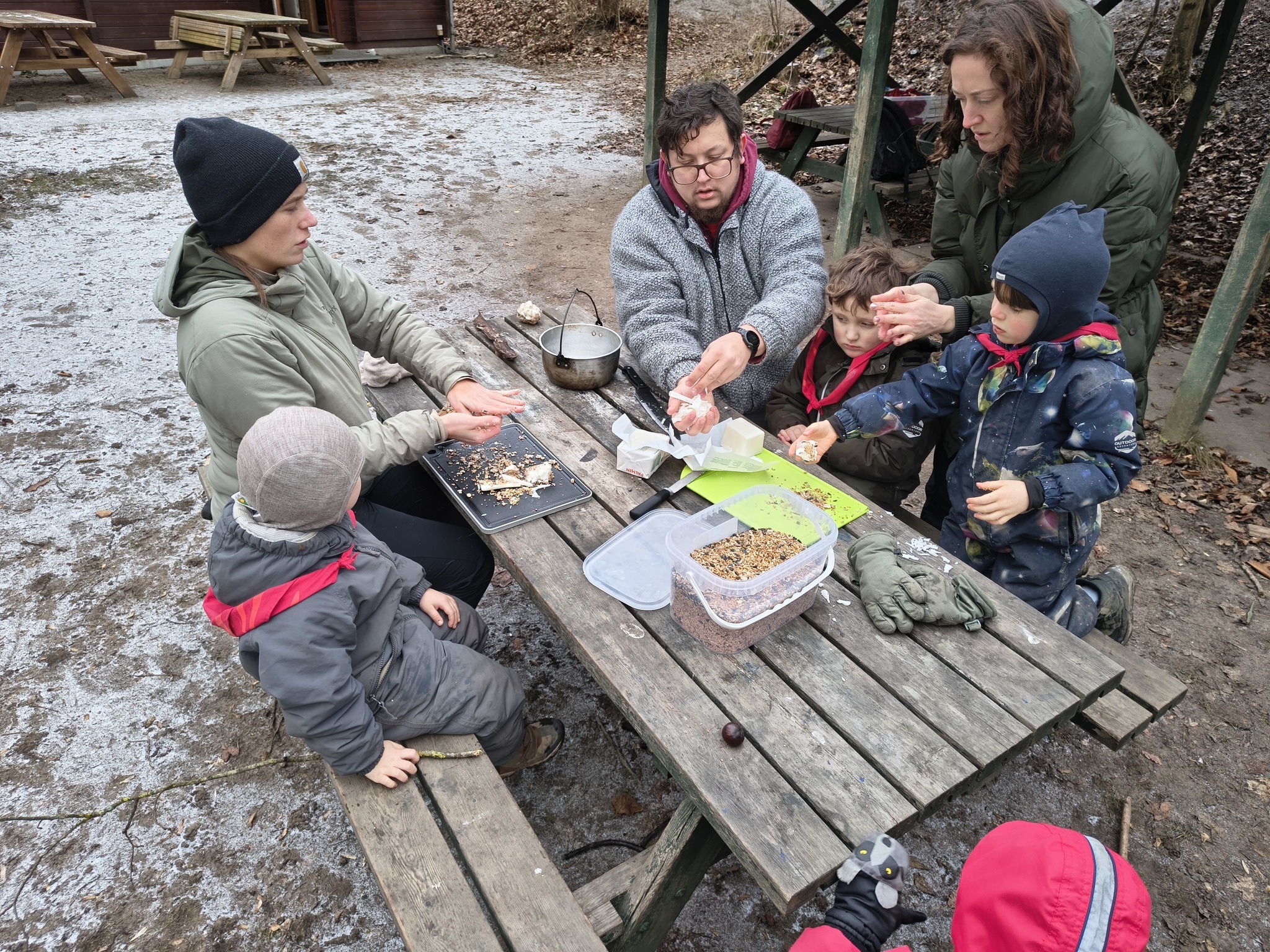 Vinterhygge med fuglekugler